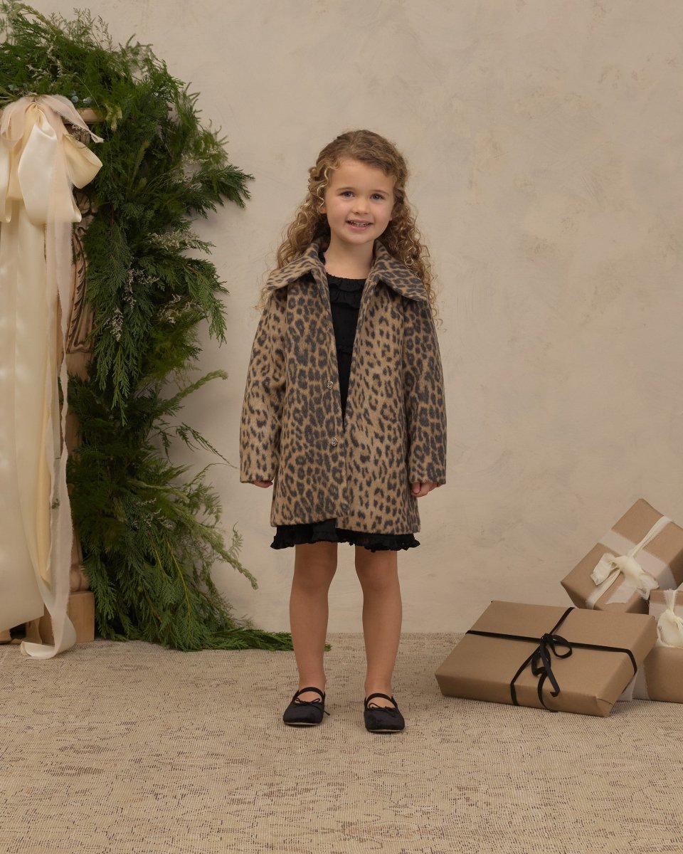 ELOISE LEOPARD COAT - NORALEE