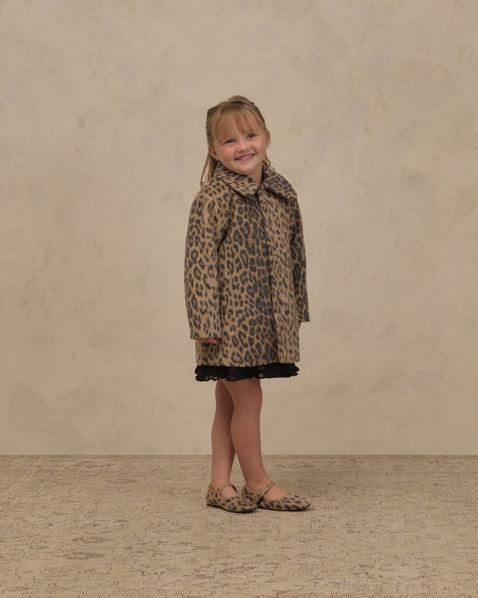 ELOISE LEOPARD COAT - NORALEE