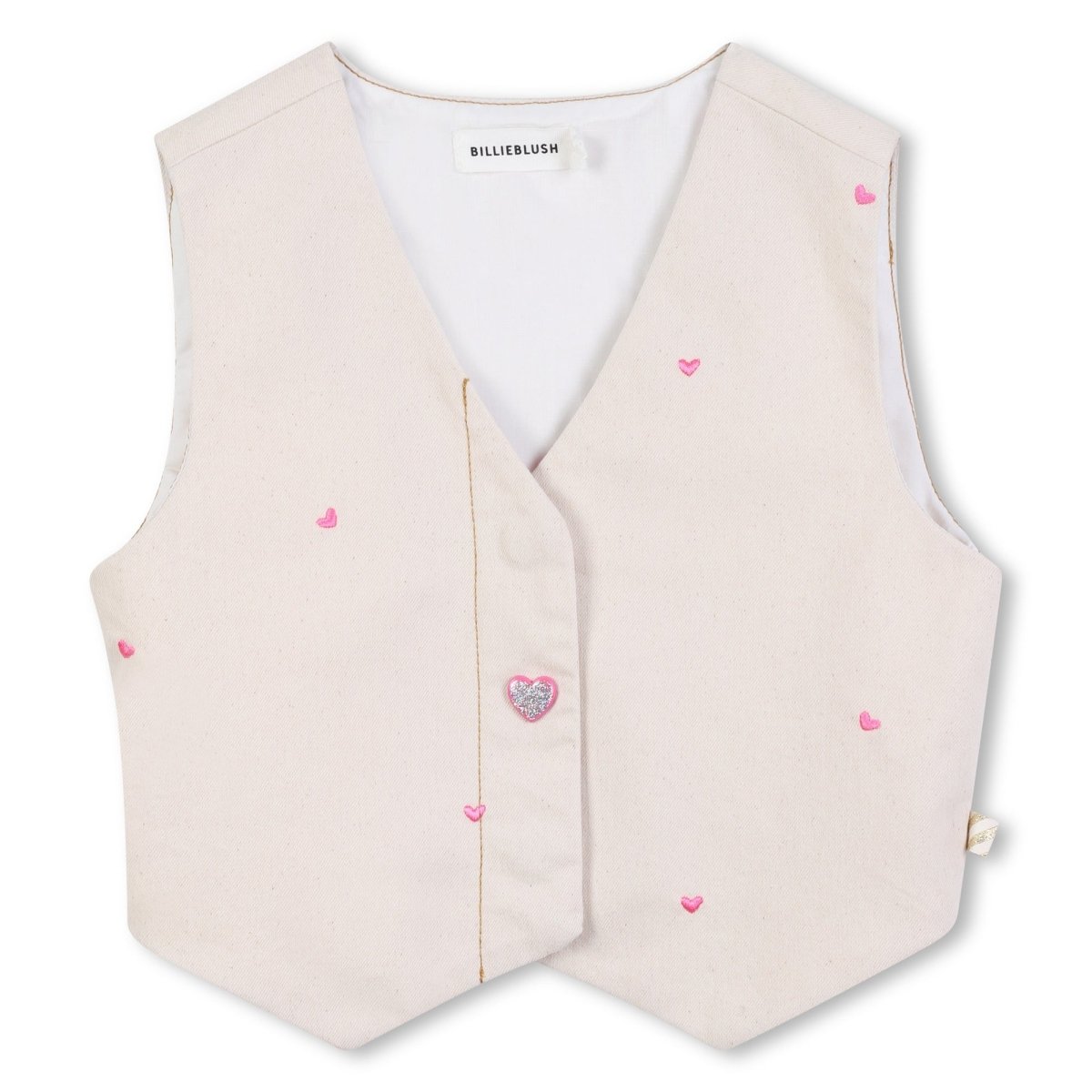 EMBROIDERED HEART VEST (PREORDER) - BILLIEBLUSH