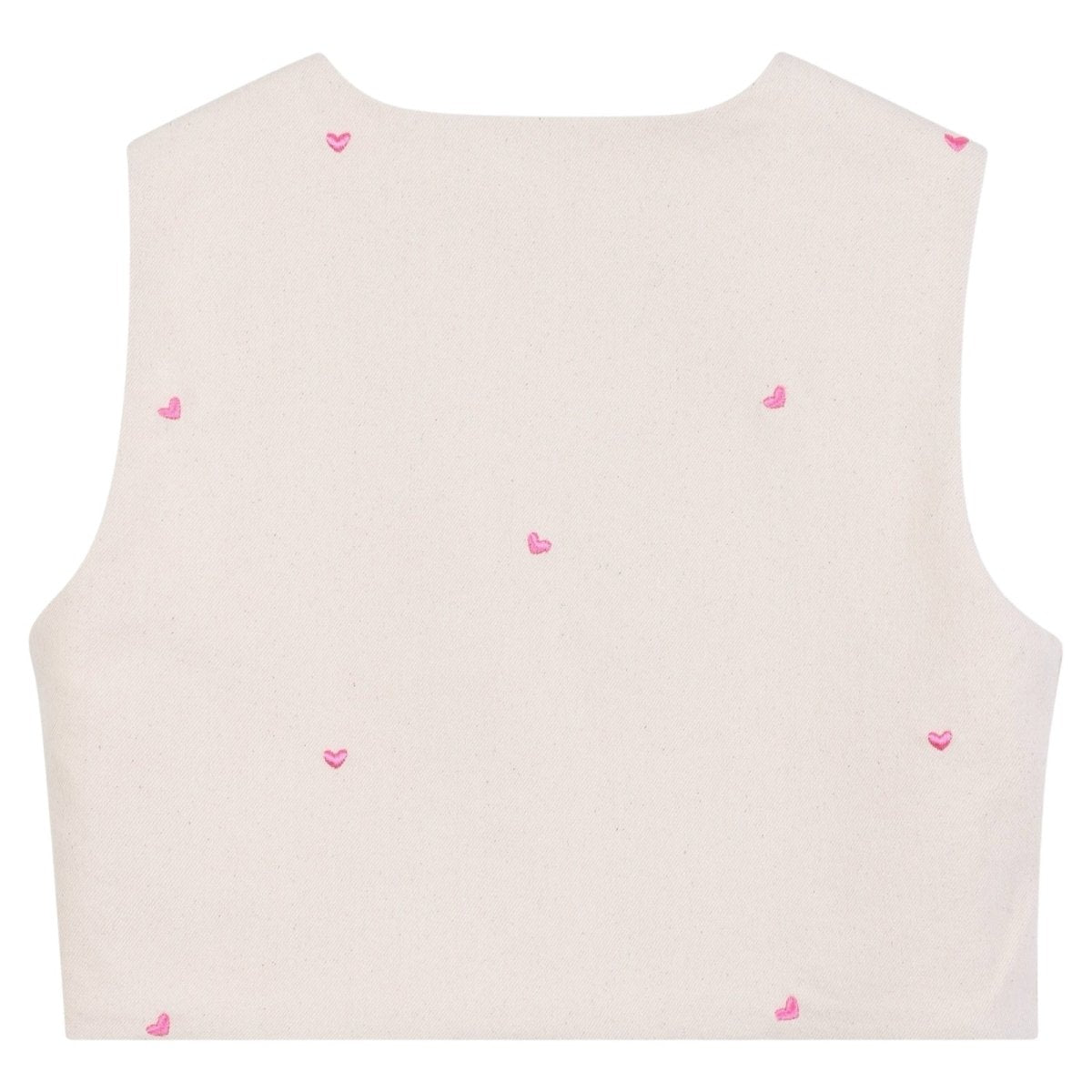 EMBROIDERED HEART VEST (PREORDER) - BILLIEBLUSH