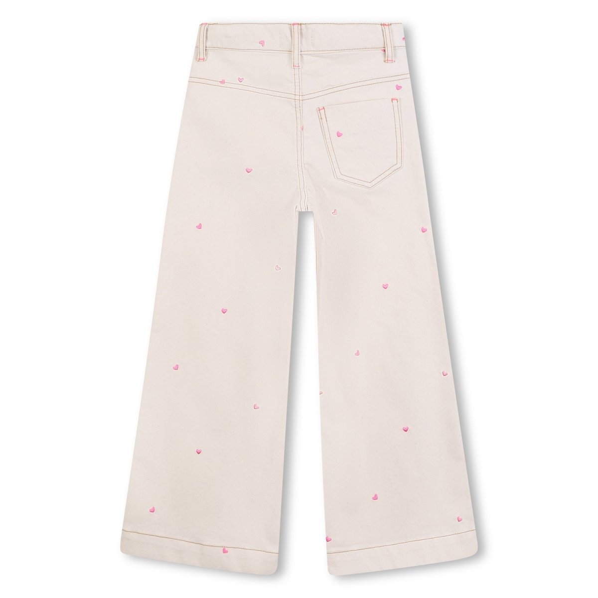 EMBROIDERED HEARTS PANTS (PREORDER) - BILLIEBLUSH