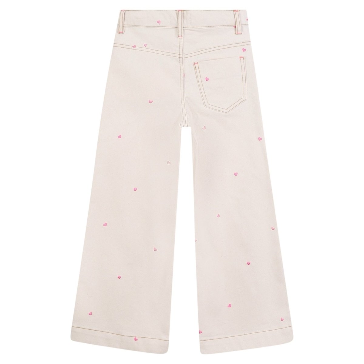 EMBROIDERED HEARTS PANTS (PREORDER) - BILLIEBLUSH