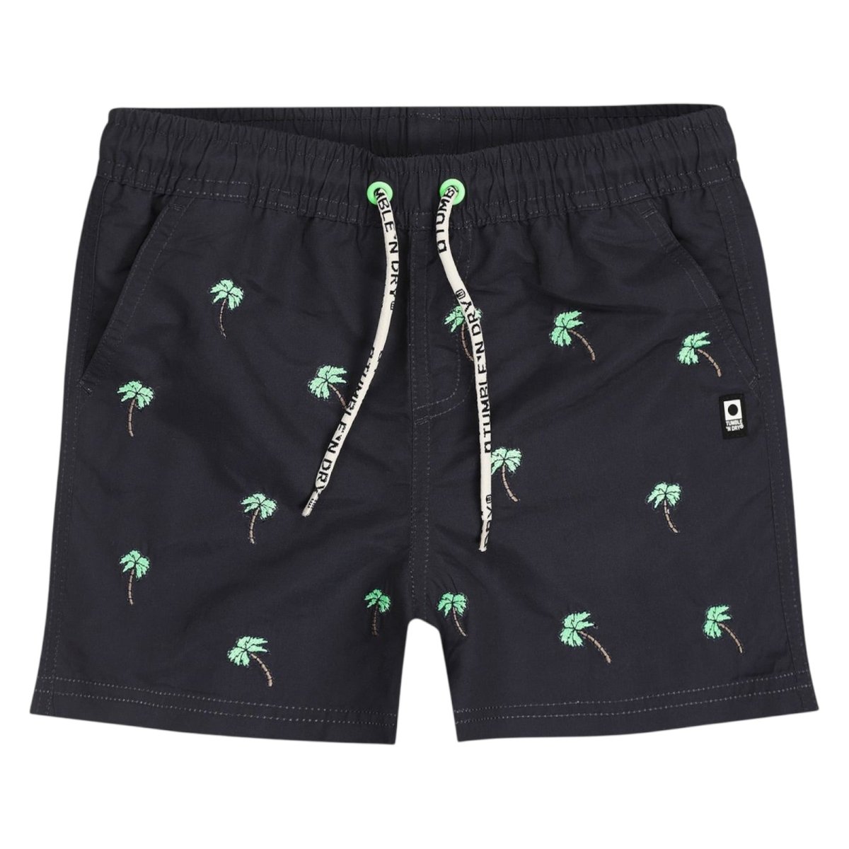 EMBROIDERED PALM TREES SWIM TRUNK (PREORDER) - TUMBLE 'N DRY