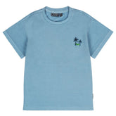 EMBROIDERED PALM TREES TSHIRT (PREORDER) - SHORT SLEEVE TOPS