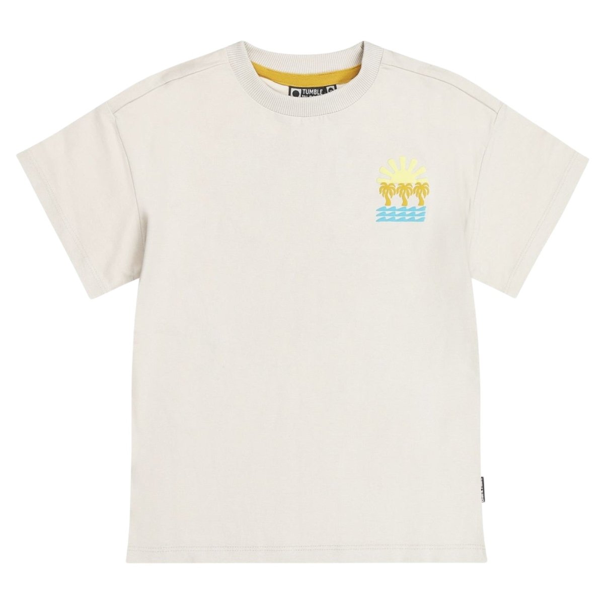 EMBROIDERED SUNSET TSHIRT (PREORDER) - TUMBLE 'N DRY