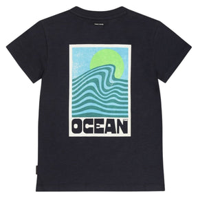 EMBROIDERED SURFBOARD OCEAN TSHIRT (PREORDER) - SHORT SLEEVE TOPS