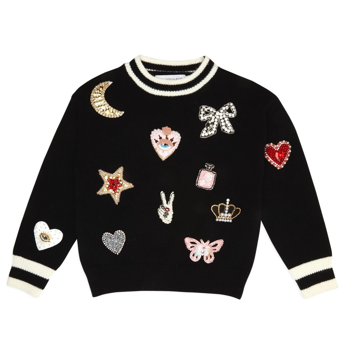EMMA PATCH SWEATER (PREORDER) - SWEATERS