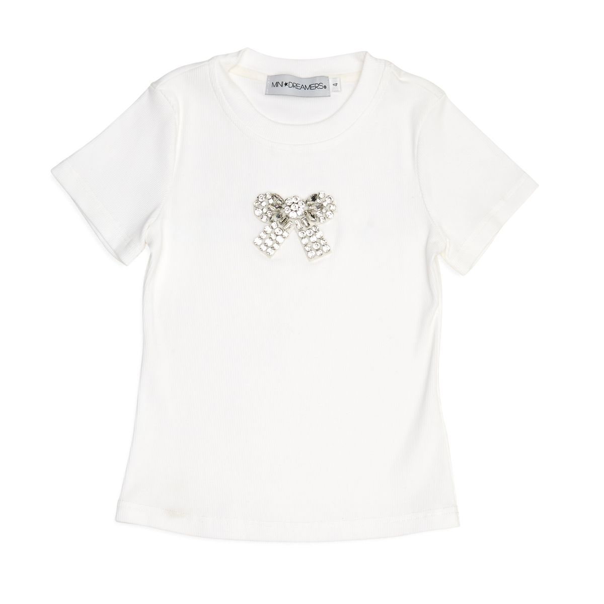 ESME CRYSTAL BOW TSHIRT - MINI DREAMERS
