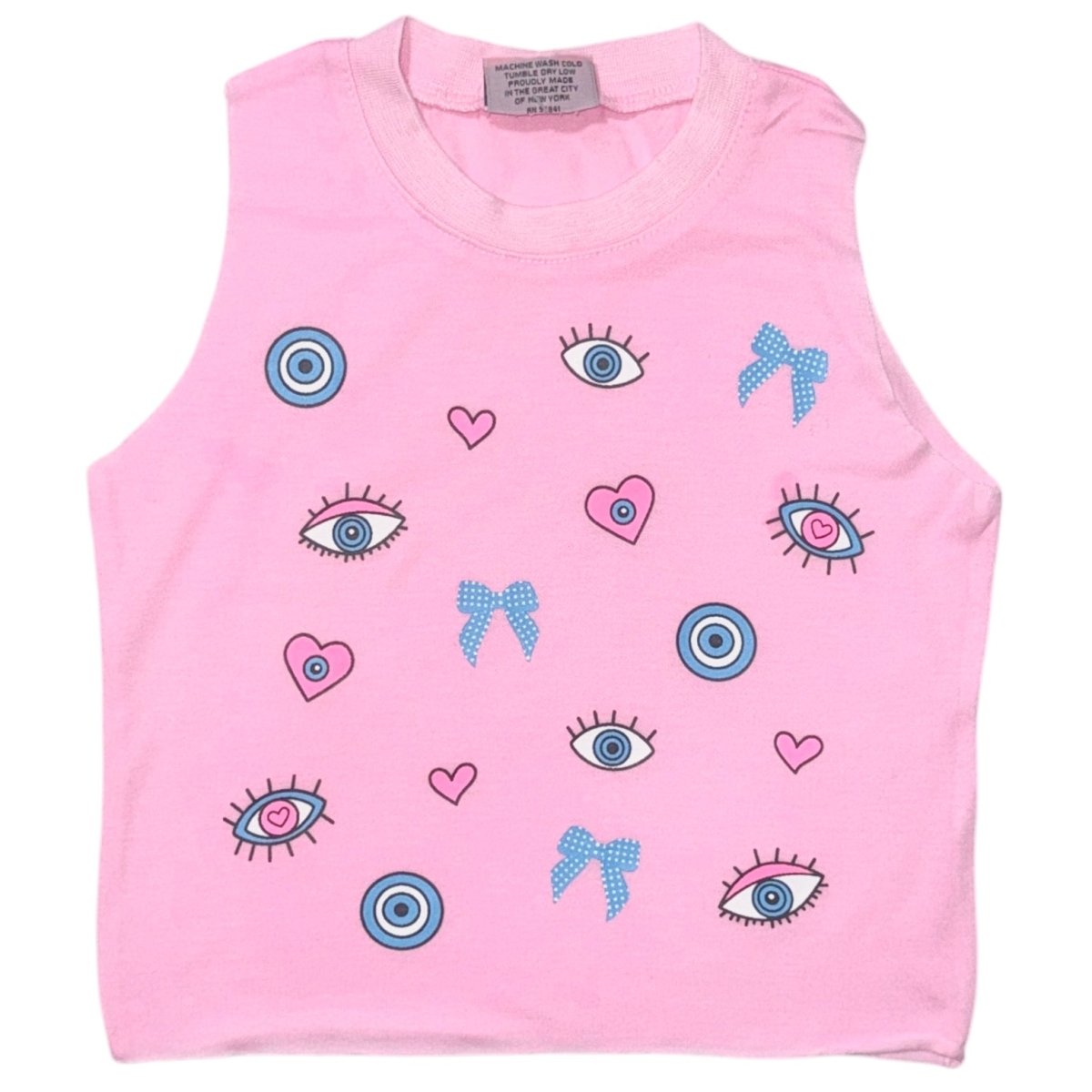 EYES & BOWS TANK TOP - FIREHOUSE
