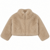 FAUX FUR CROP JACKET - PARFUM DE FIT