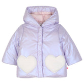 FAUX FUR HEART PUFFER JACKET - BILLIEBLUSH - JACKETS