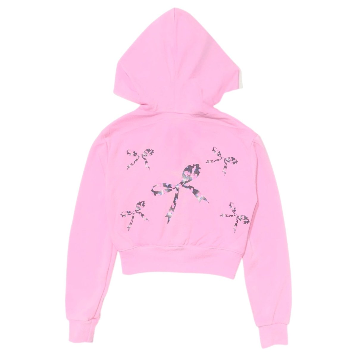 FLORAL BOW ZIP UP HOODIE - FIREHOUSE