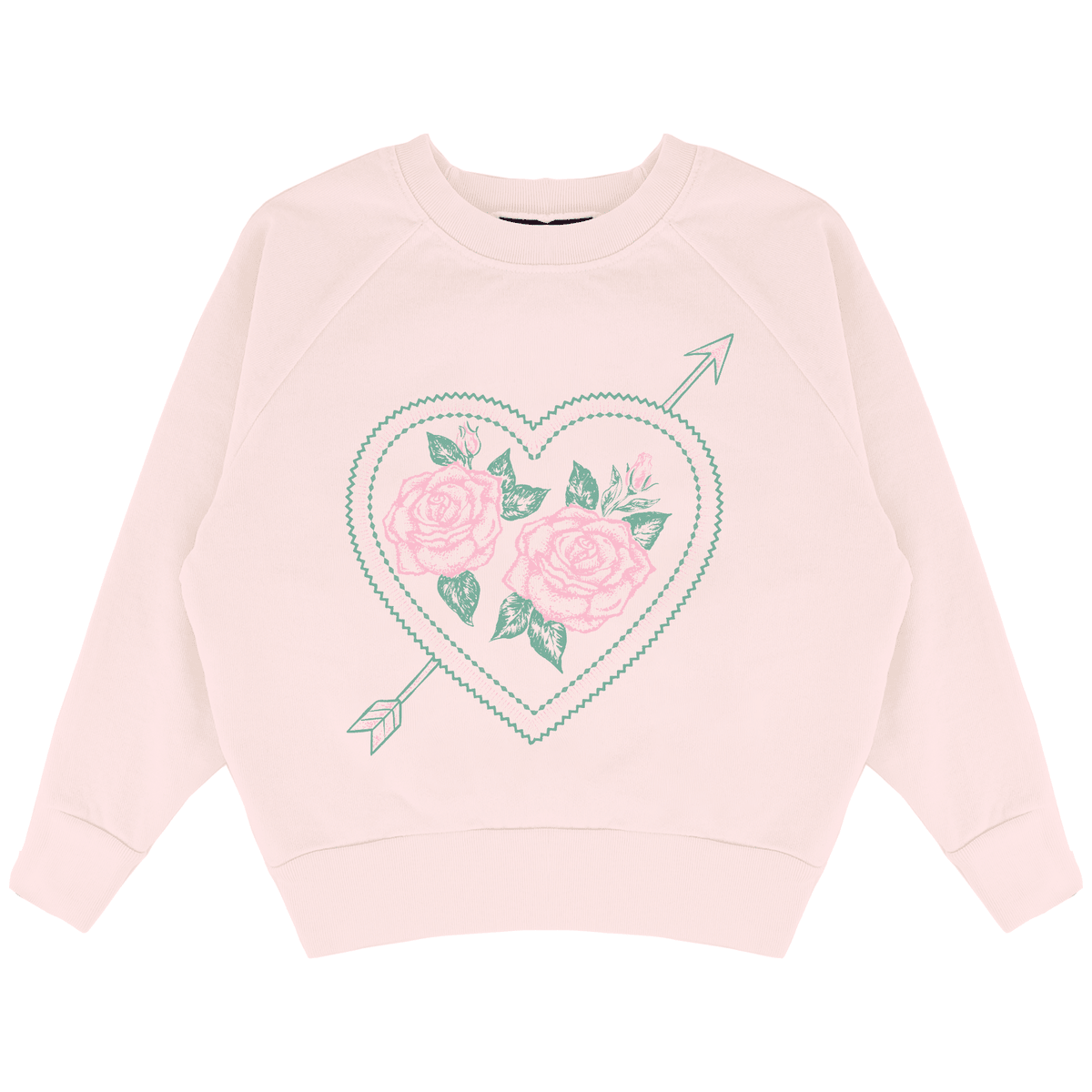 FLORAL LOVE SWEATSHIRT (PREORDER) - TINY WHALES - SWEATERS