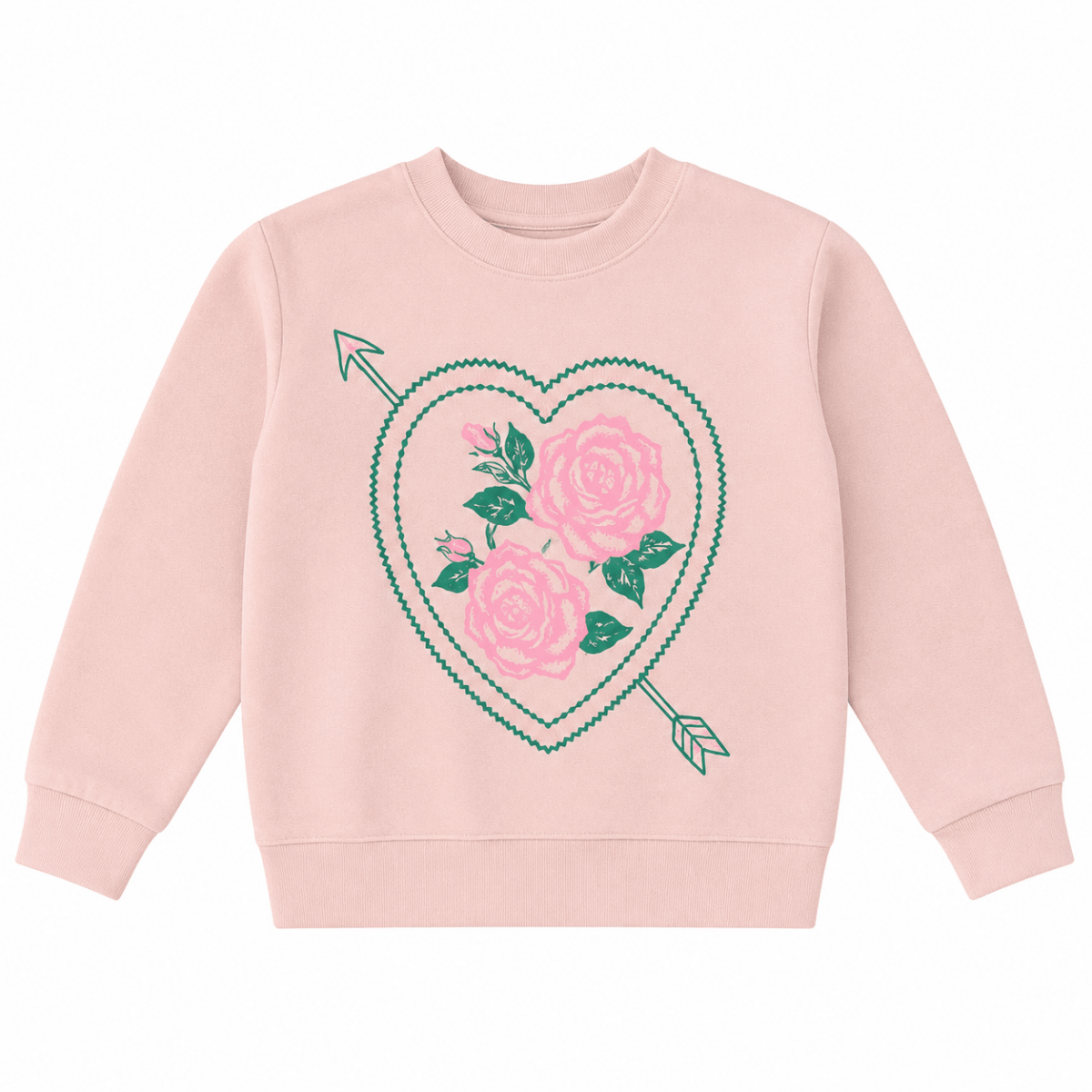 FLORAL LOVE SWEATSHIRT - TINY WHALES
