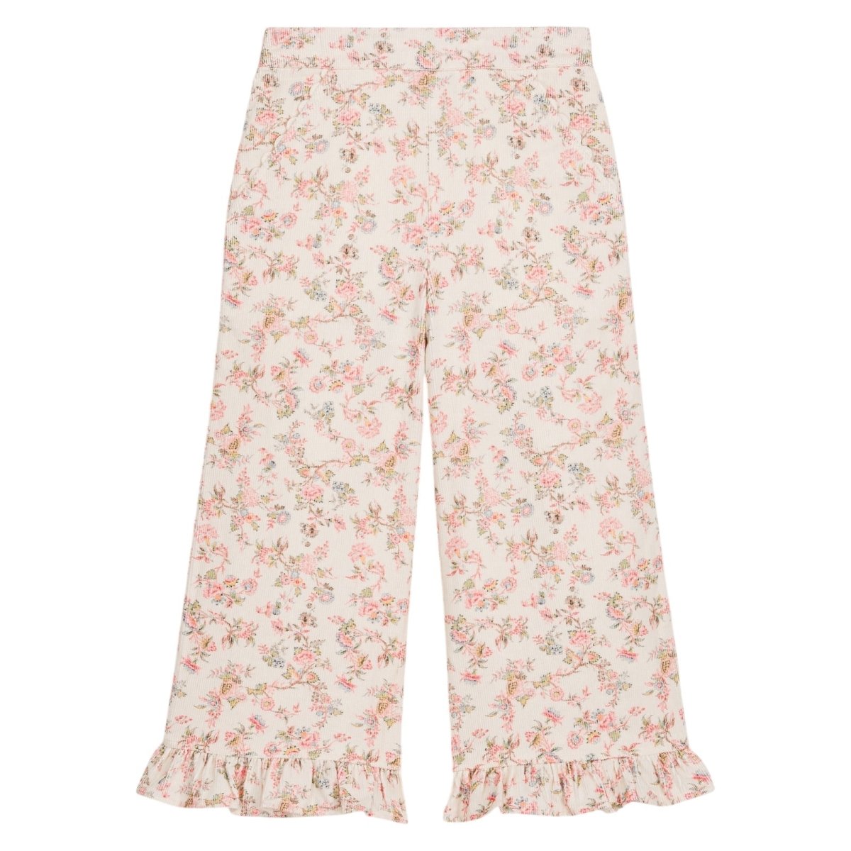 FLORALI CORDUROY RUFFLE PANTS (PREORDER) - LOUISE MISHA KIDS