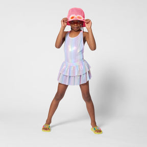 FLOUNCE IRIDESCENT SWIM SKIRT (PREORDER) - BILLIEBLUSH