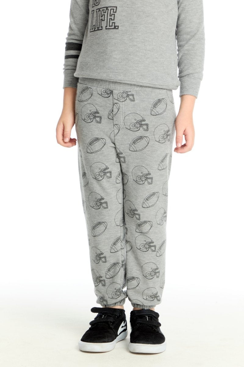 FOOTBALL COZY KNIT SWEATPANTS (PREORDER) - CHASER KIDS