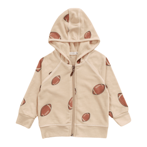 FOOTBALL ZIP UP HOODIE (PREORDER) - COZII BY T2LOVE