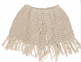FRINGE COVER UP SKIRT (PREORDER) - PLANET SEA
