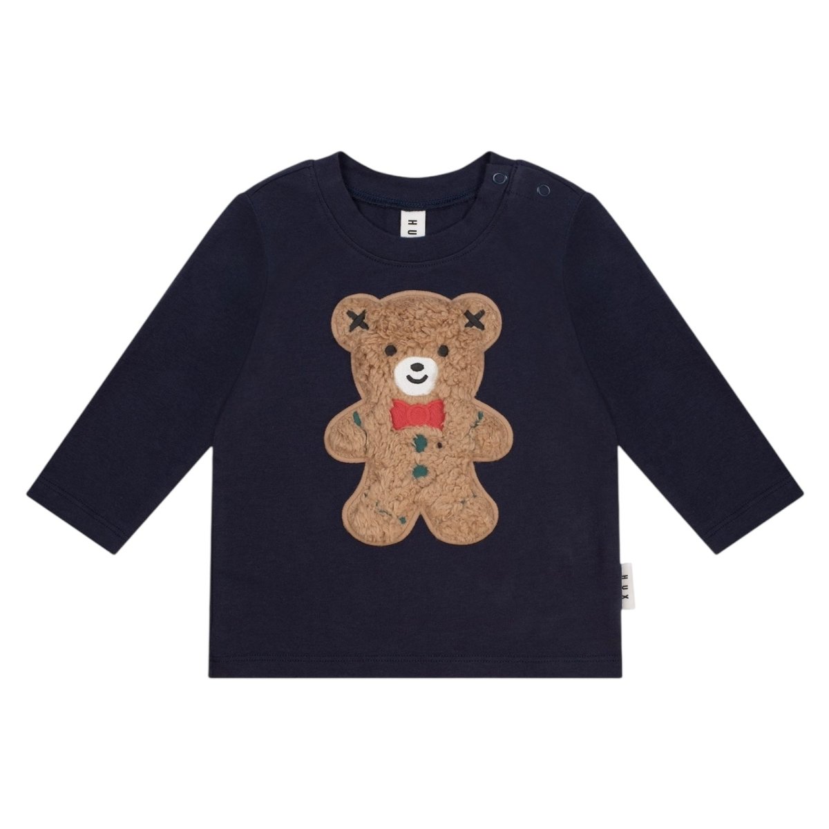 FURRY GINGERBREAD LONG SLEEVE TSHIRT (PREORDER) - HUXBABY