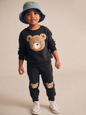 FURRY HUX SWEATSHIRT AND SWEATPANTS SET - SET