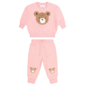 FURRY HUXBEAR SWEATSHIRT AND SWEATPANTS SET - HUXBABY - SET