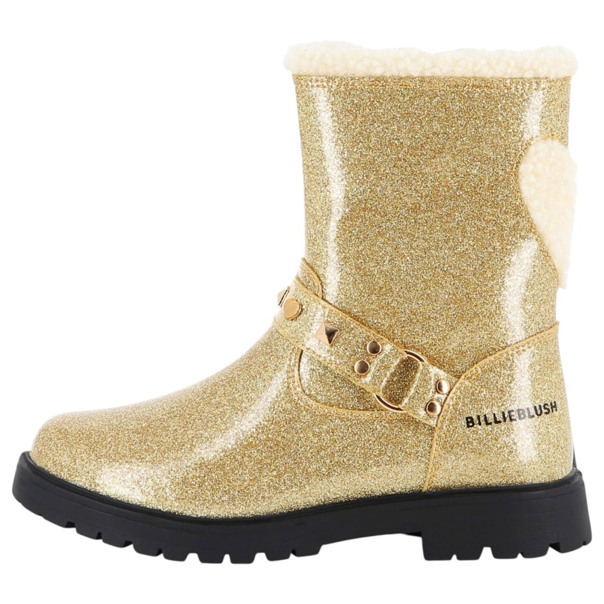 FUZZY HEART GLITTER BOOTS (PREORDER) - BILLIEBLUSH