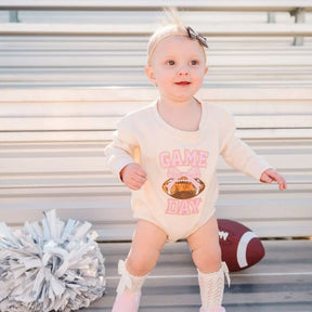 GAME DAY PATCH ROMPER (PREORDER) - SWEET WINK