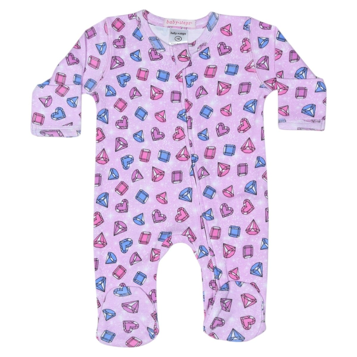 GEMS ZIP FOOTIE - BABY STEPS - FOOTIES