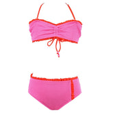 GEORGINA SMOCKED TWO PIECE BIKINI - NESSI BYRD