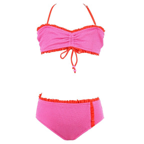 GEORGINA SMOCKED TWO PIECE BIKINI - NESSI BYRD
