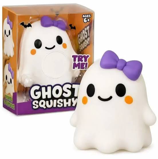 GHOST SQUISHY W/ BOW (PREORDER) - MD - TOYS