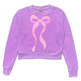 GINGHAM BOW SWEATSHIRT - FIREHOUSE