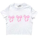 GINGHAM BOWS TSHIRT - FIREHOUSE