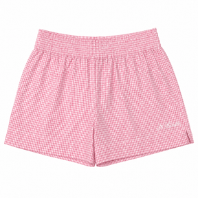 GINGHAM MEAVE SHORTS - MC2 SAINT BARTH KIDS - SHORTS