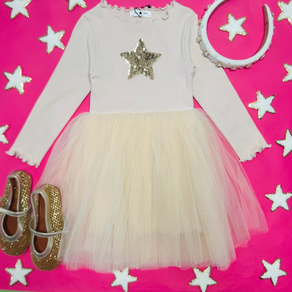 GLITTER STAR TUTU DRESS - PETITE HAILEY