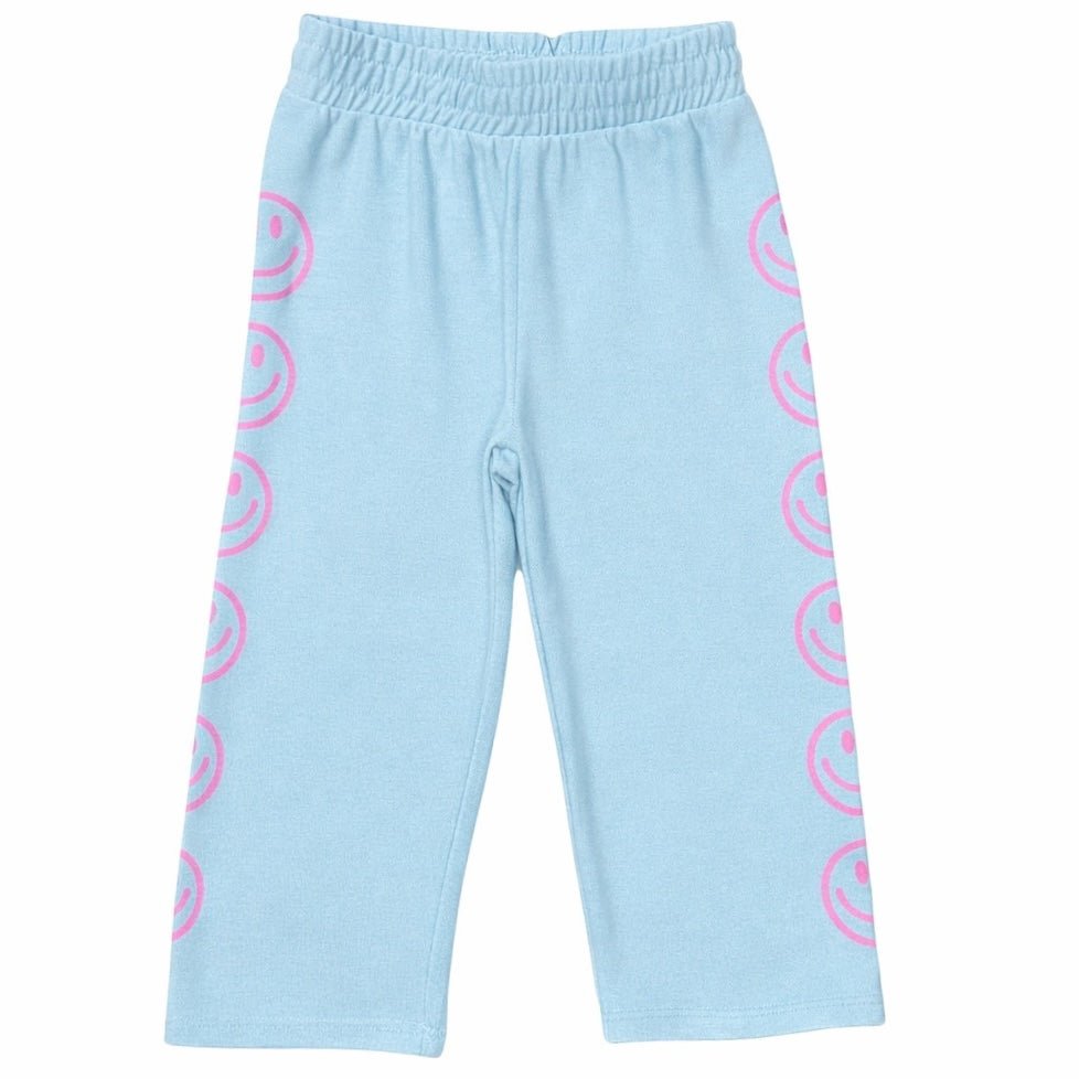 GOOD DAY SMILEY FACE STRAIGHT LEG SWEATPANTS - CHASER KIDS