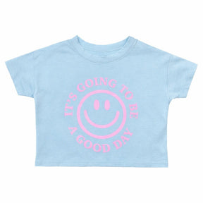 GOOD DAY SMILEY FACE TSHIRT - CHASER KIDS - SHORT SLEEVE TOPS