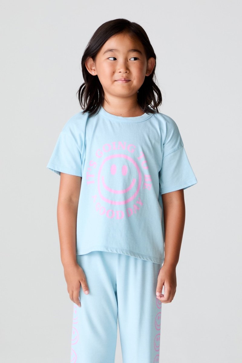 GOOD DAY SMILEY FACE TSHIRT (PREORDER) - SHORT SLEEVE TOPS