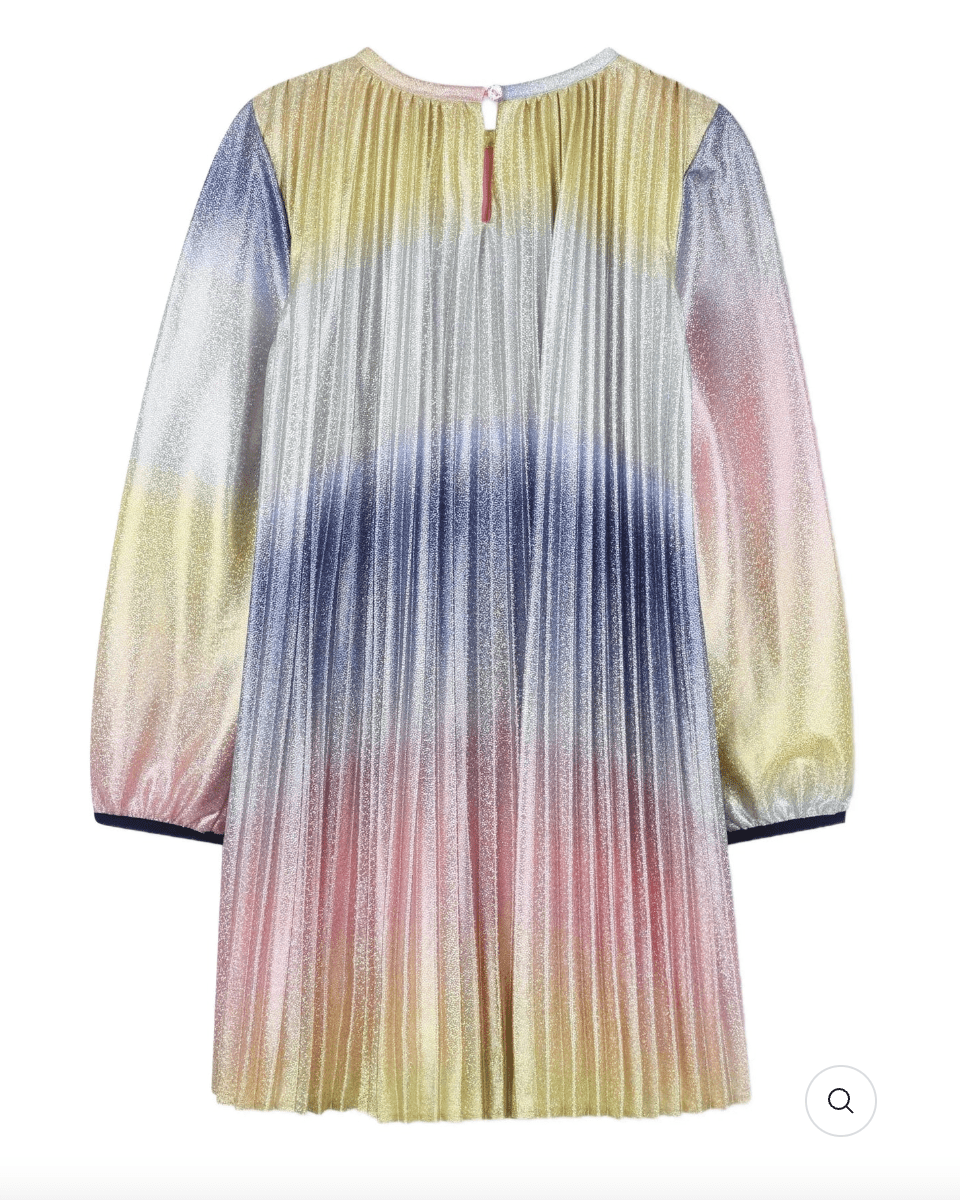 GRADIENT PLEATED DRESS (PREORDER) - BILLIEBLUSH