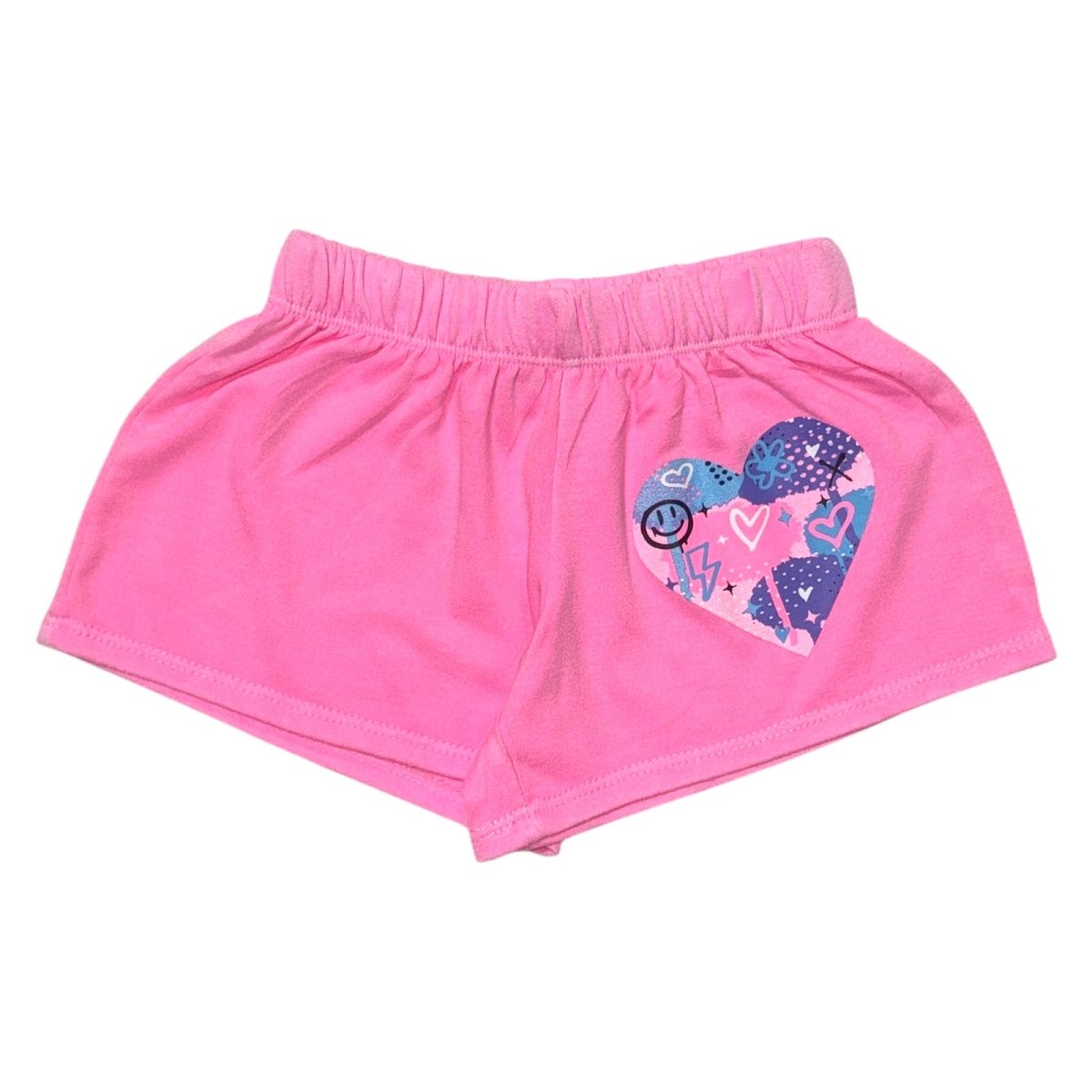 GRAFFITI HEART SHORTS - SHORTS