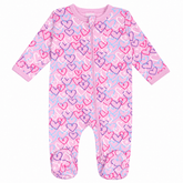 GRAFFITI HEARTS FOOTIES - BABY STEPS
