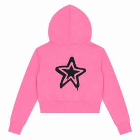 GRAFFITI STAR ZIP UP HOODIE - FIREHOUSE