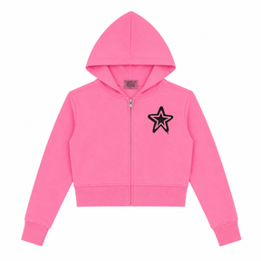 GRAFFITI STAR ZIP UP HOODIE - FIREHOUSE