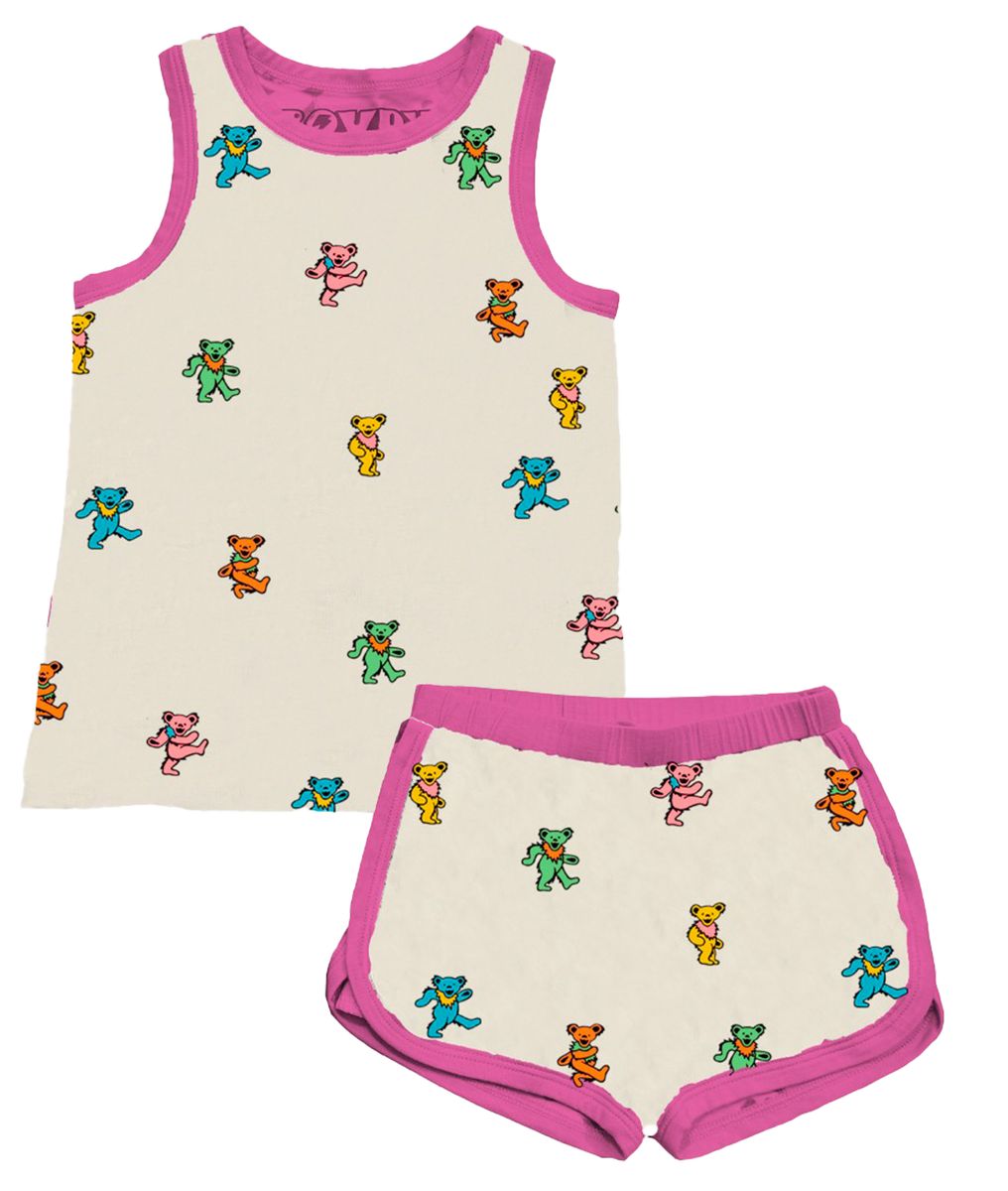 GRATEFUL DEAD TANK AND SHORTS LOUNGE SET (PREORDER) - ROWDY SPROUT