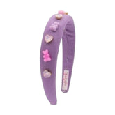GUMMY BEAR DENIM THIN HEADBAND - HEADBANDS