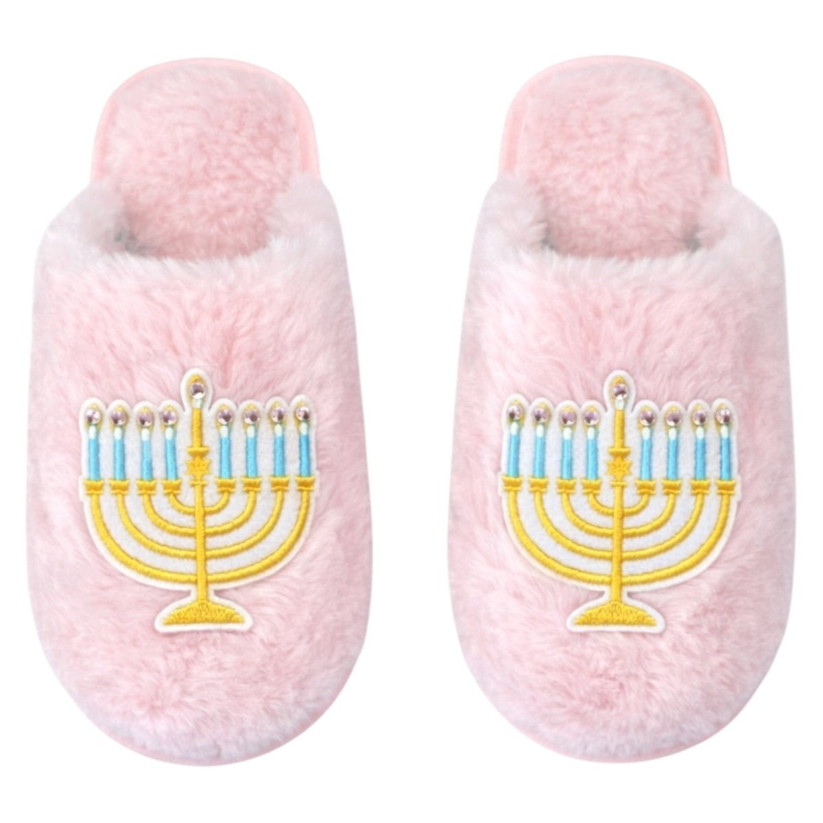 HANUKKAH JEWELED SLIPPERS - MINI DREAMERS