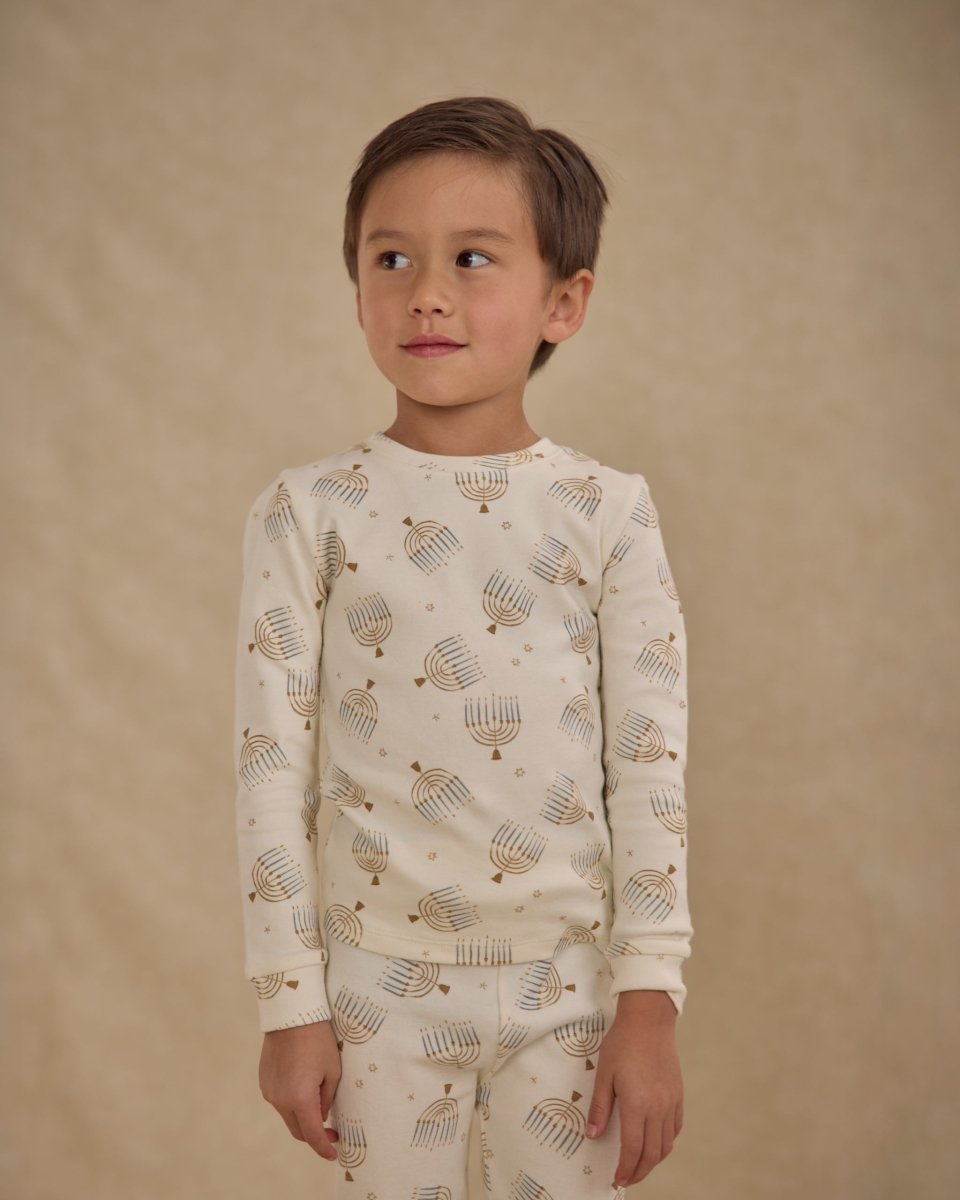 HANUKKAH LONG SLEEVE PJS (UNISEX) - RYLEE + CRU