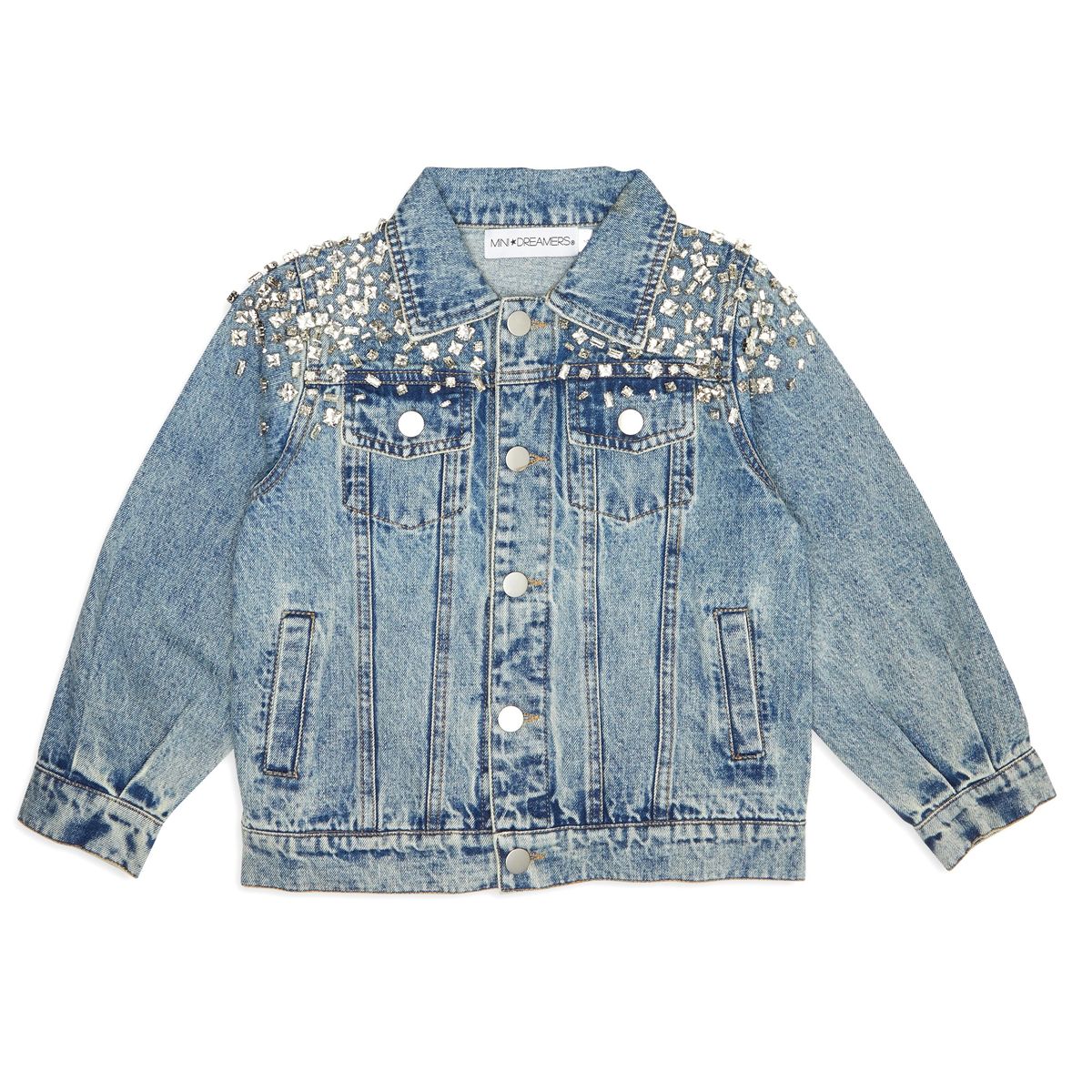 HAZEL GEMSTONE DENIM JACKET (PREORDER) - MINI DREAMERS