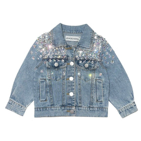 HAZEL GEMSTONE JEAN JACKET - MINI DREAMERS